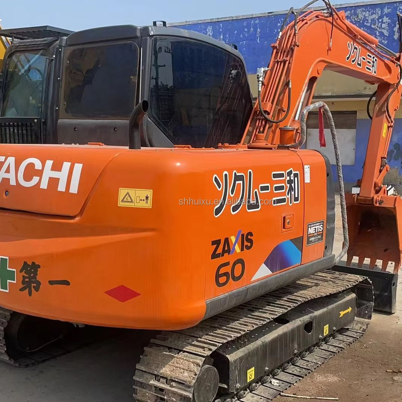 6000KG Zx60 Used Hitachi Excavator Original Color Used Hitachi Mini Excavator