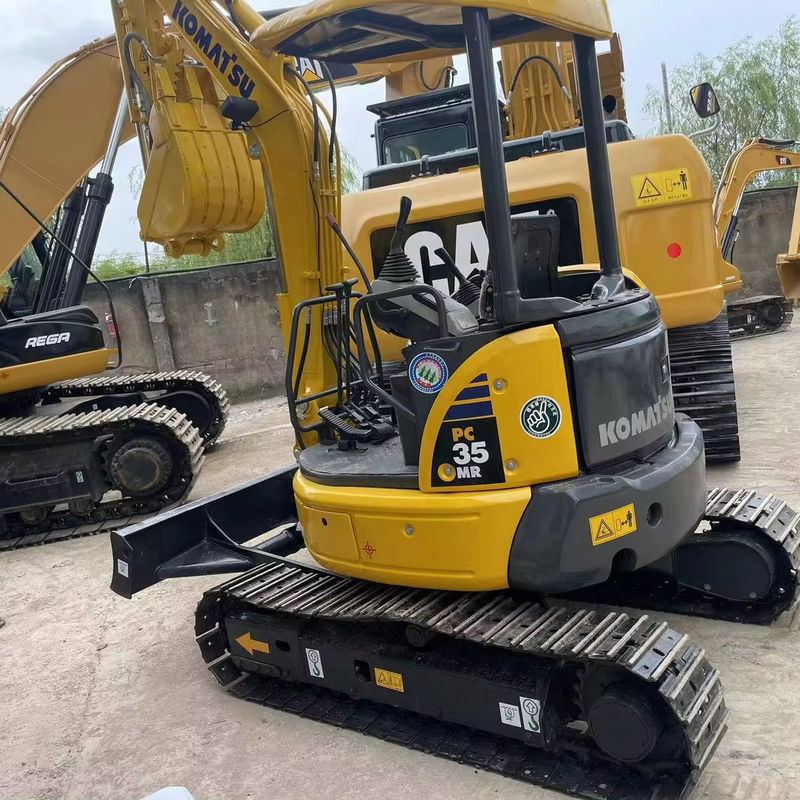 Used Komatsu PC35MR mini  excavator construction machine mini crawler excavator used komatsupc35 hot sale
