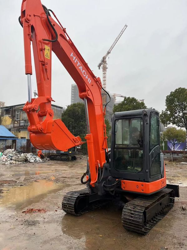 5500kg Used Mini Excavator Hitachi Zx50u Second Hand Excavator Original Color