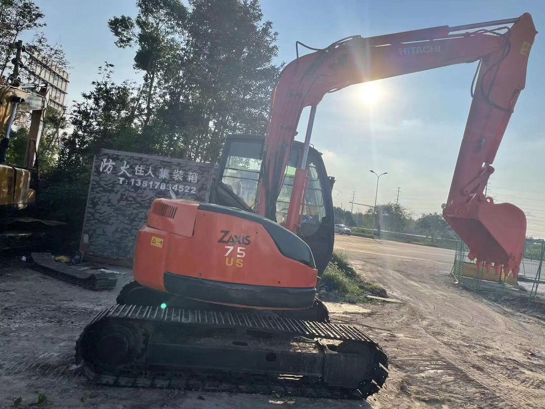 7.1 Ton Used Original Hitachi Zx70 Zx75 Mini Excavator 0.33m3