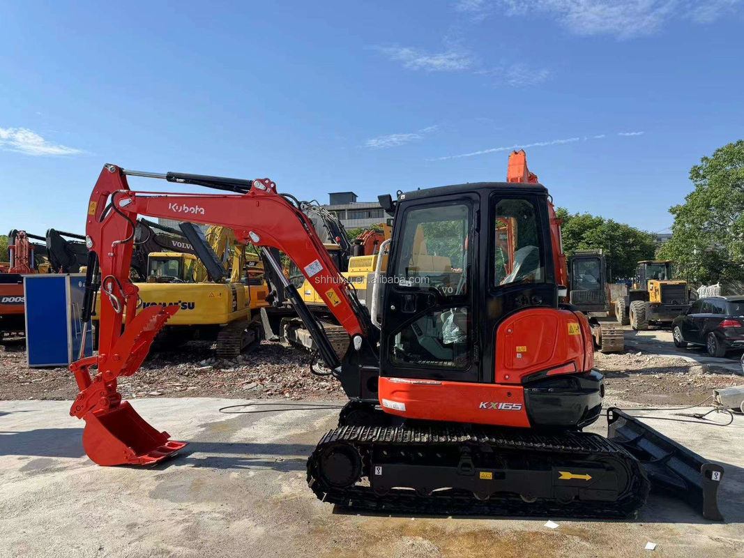 Mini KUBOTA KX165 Second Hand Digger Crawler Type Moving