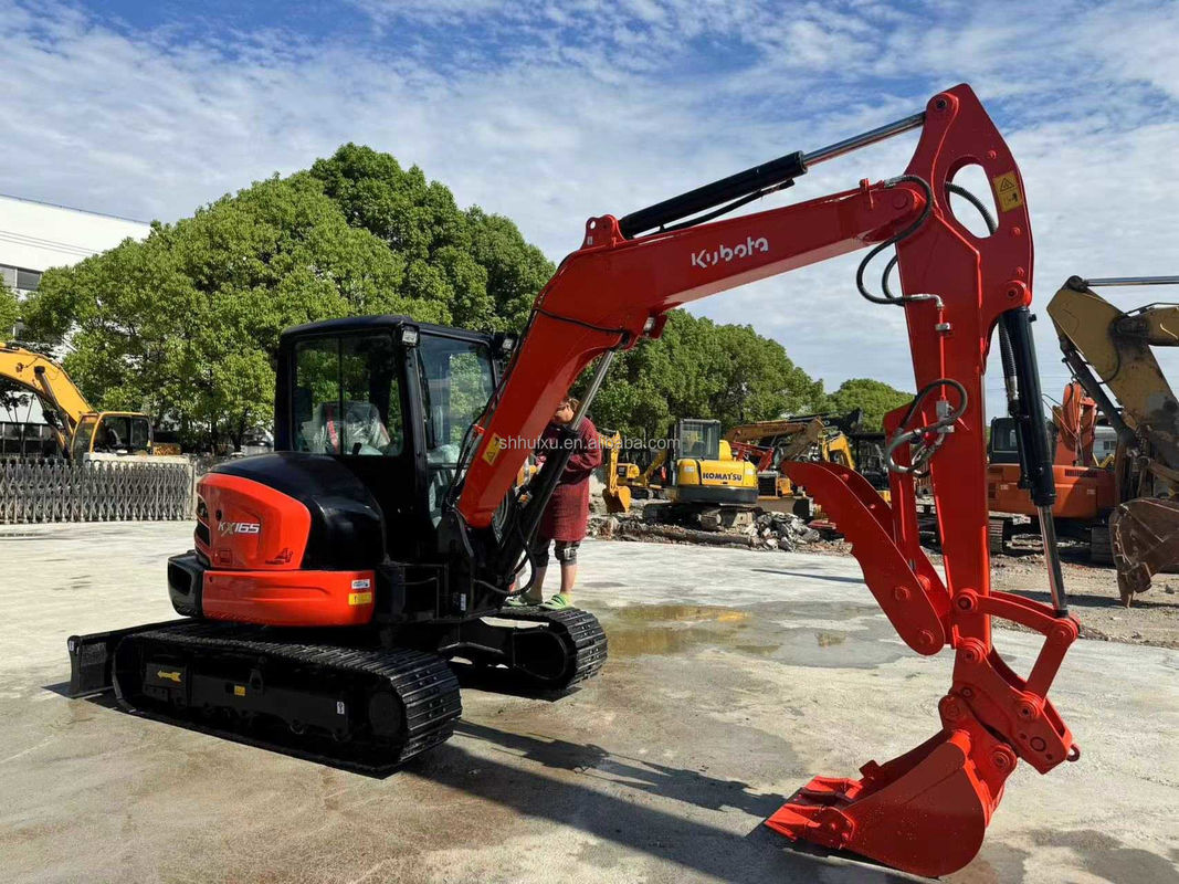 Mini KUBOTA KX165 Second Hand Digger Crawler Type Moving