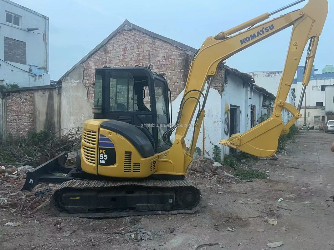 100%Japan machine  used excavators  Komatsu PC55 low price  secondhand excavator  Komatsu pc55 on sale
