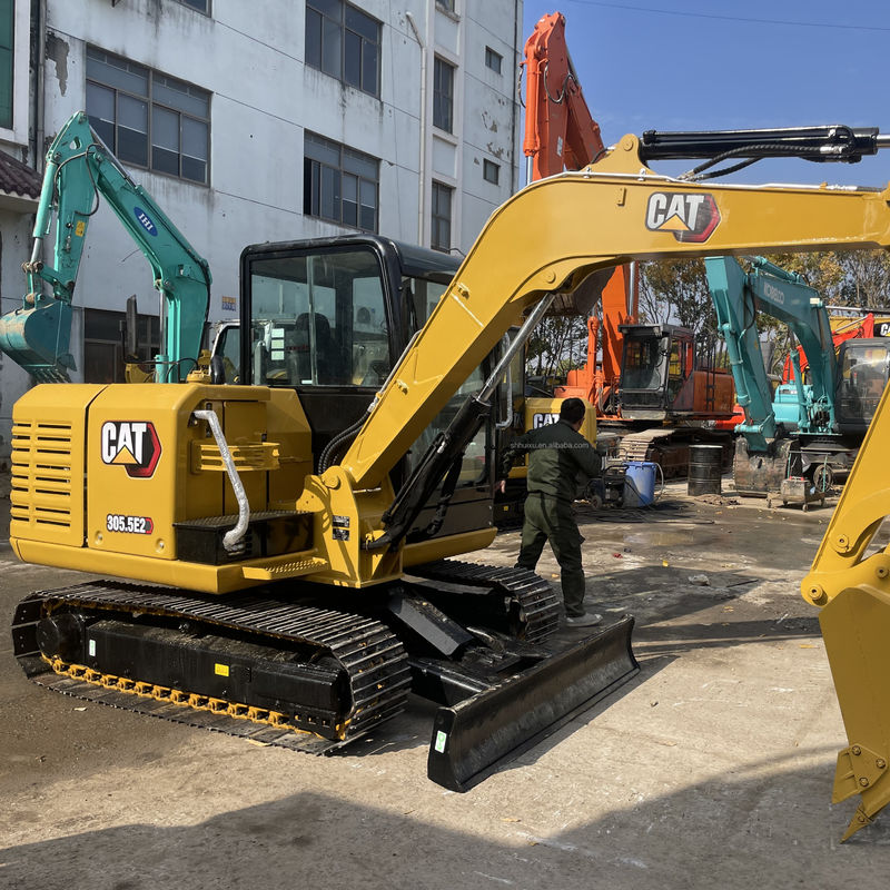 Super Experience Used CAT 305.5 excavator CAT 305.5E2  mini excavator For Sale low price