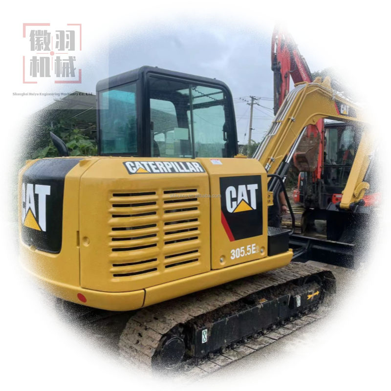 NEW modle Used CAT 305.5 excavator CAT 305.5E2  mini excavator For Sale