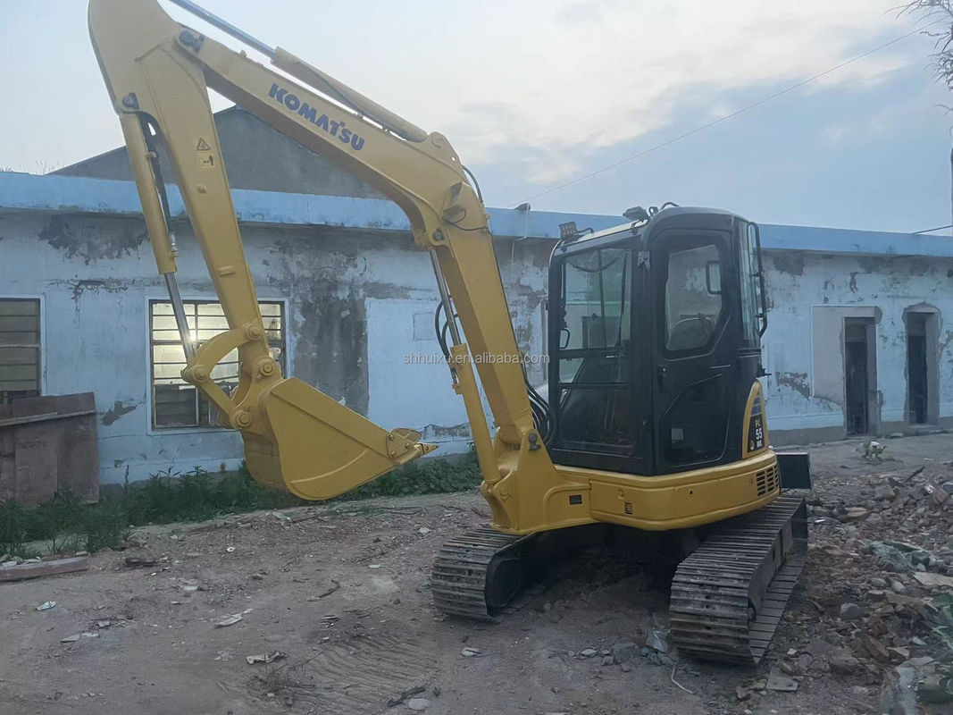 original engine used komatsu oc55/goos condition second hand mini komatsu pc55 on sale