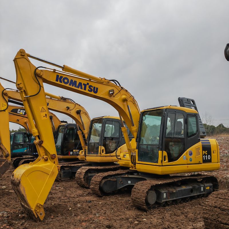 original color used Komatsu pc110/Hydraulic Crawler excavator used komatsu pc110 on sale