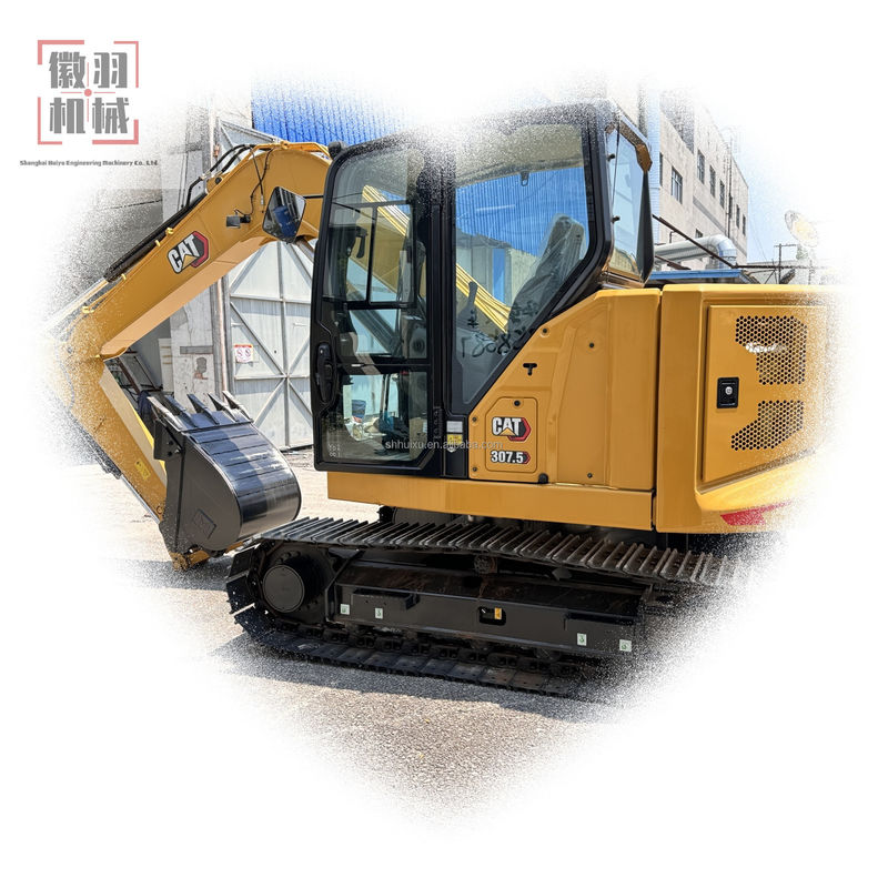 Used Caterpillar 307.5 was produced in 2023 Mini Used  Excavator mini cargador construction machinery
