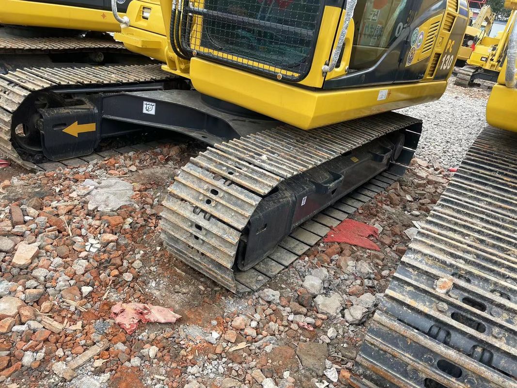 NEW ARRIVAL USED EXCAVATOR KOMATSU PC130/LOW WORKING HOUR SECOND HAND KOMATSU EXCAVAYOT GOOD MOVING CONDITION