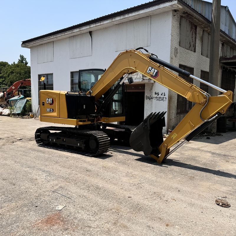 Used Caterpillar 307.5 was produced in 2023 /CAT 308 320D 330D 301.7 Min excavators construction machinery