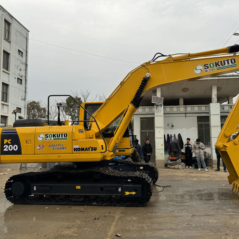 20 Ton Original Color Used Excavator Used Komatsu PC200 Construction Excavator