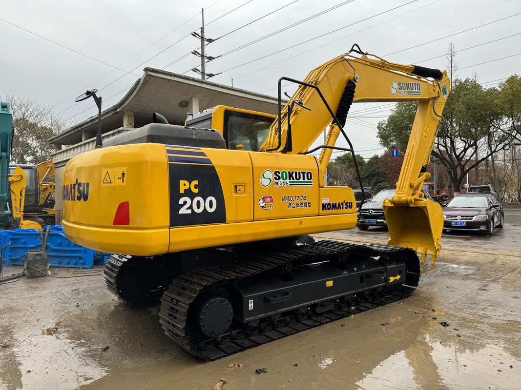 20 Ton Original Color Used Excavator Used Komatsu PC200 Construction Excavator