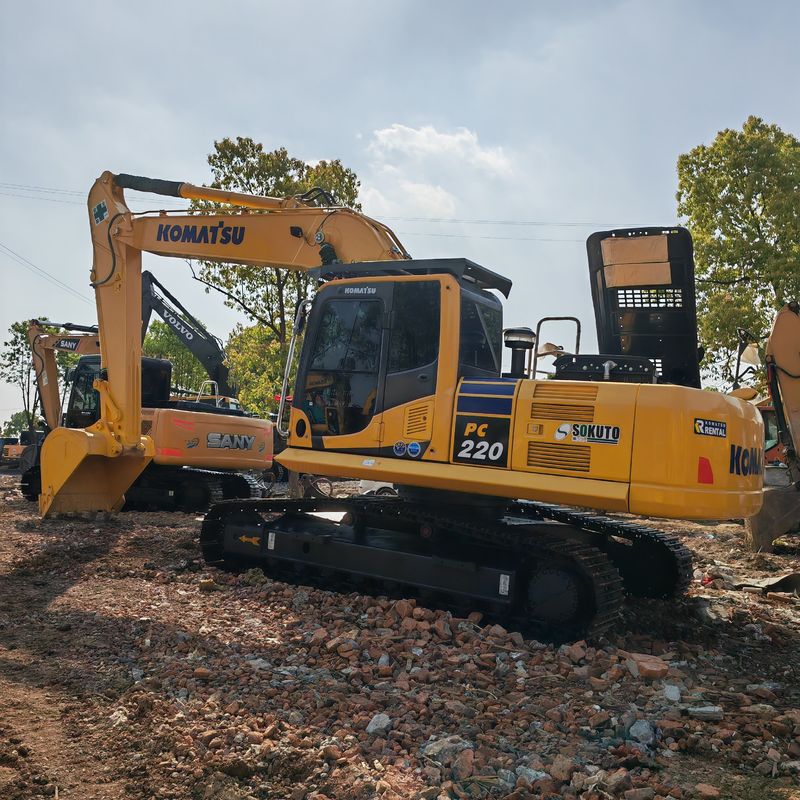 22 Ton Used Excavator Komatsu Pc220 8 Second Hand Original Color