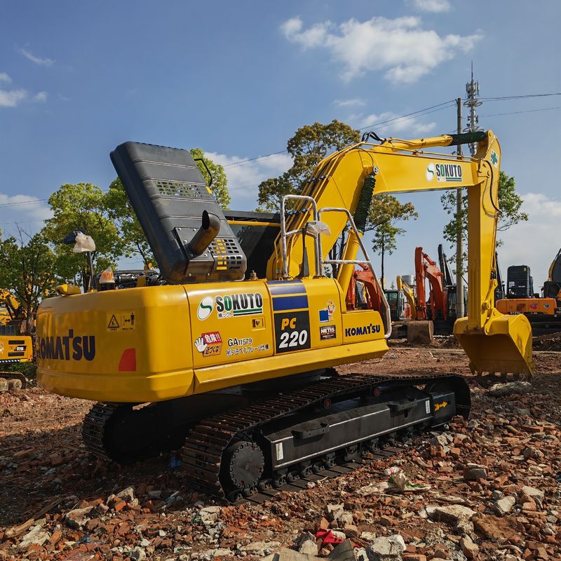22 Ton Used Excavator Komatsu Pc220 8 Second Hand Original Color