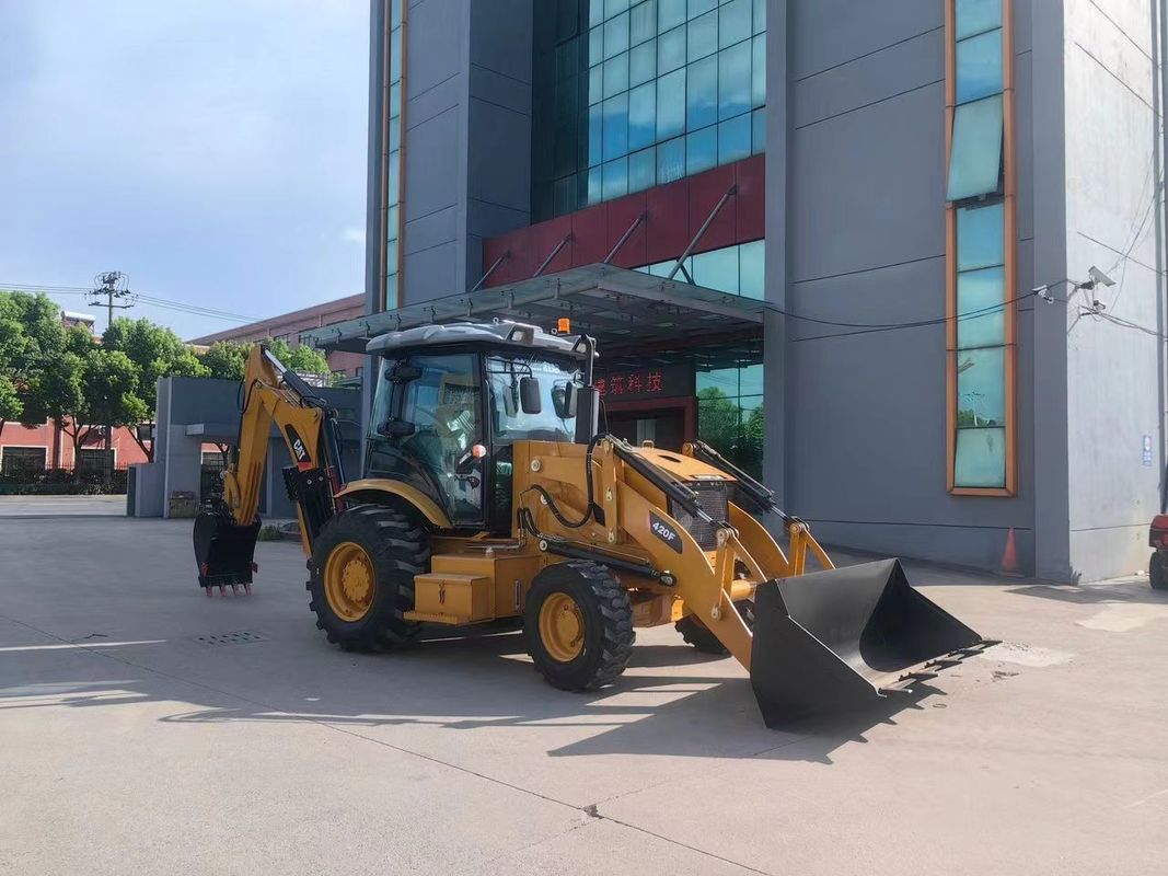 Used excavator Caterpillar CAT420F road painting machine/ secondhand japan tractor road machinery engine  in good condition