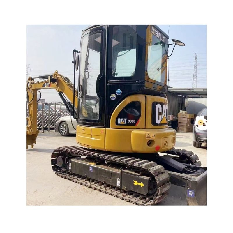 Used cat excavator CAT 303E crawler excavator mini excavators/CAT303E Farm households machines secondhand mini digger