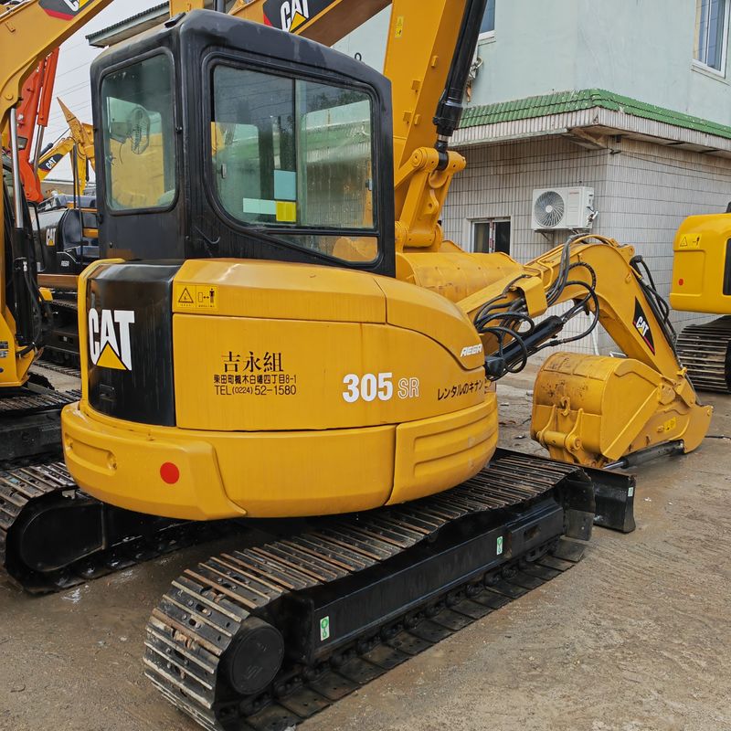 Used CAT excavators CAT 305.5SR crawler excavator /used engineering construction machinery CAT305SR 5T excavator