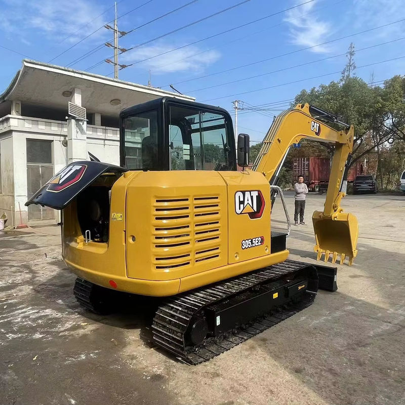 Used  excavators CAT 305.5E cheap price used digger 5T CAT305.5 spots /construction machinery CAT305.5 5T secondhand excavator