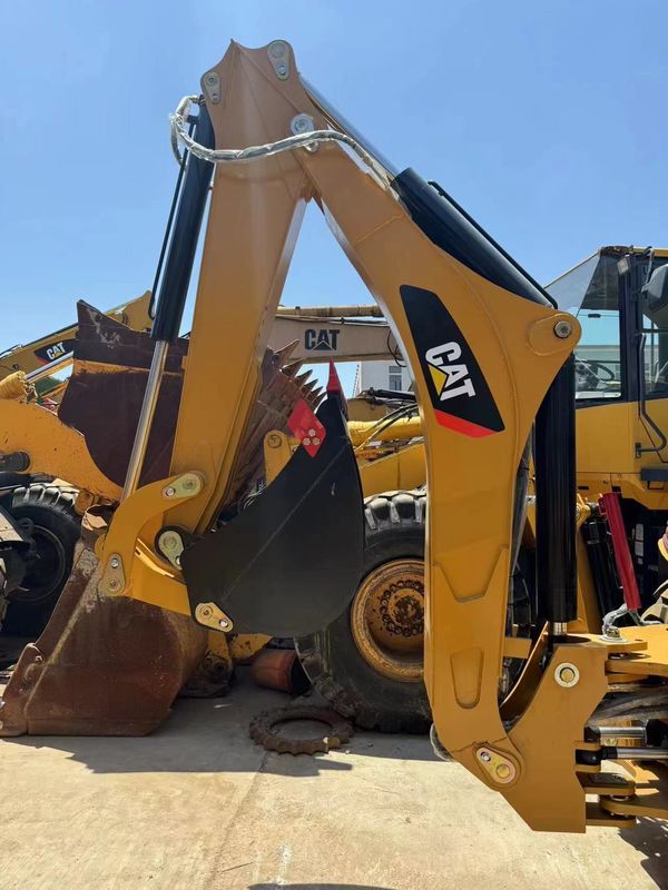 Used backhoe loader Caterpillar CAT420F backhoe loader cat 420f/ secondhand japan backhoes engine  in good condition