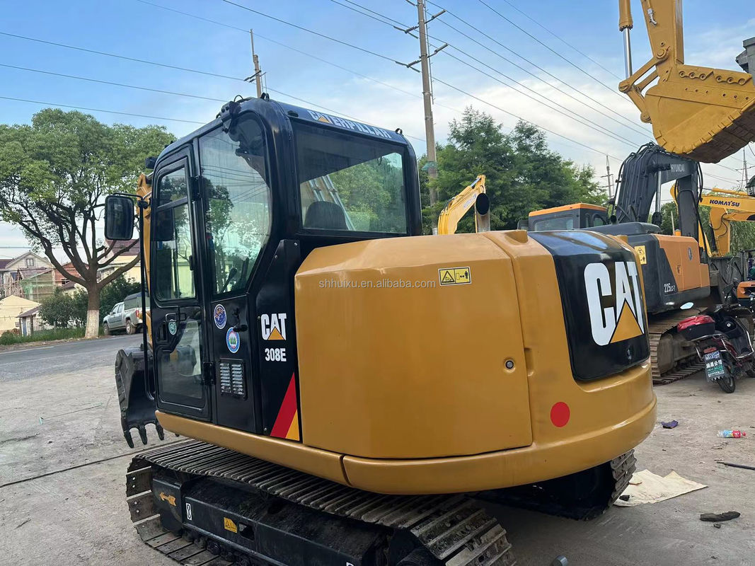 Secondhand Japanese excavator used cat 308e with EPA engine  construction machinery used cat 308e  for  sale