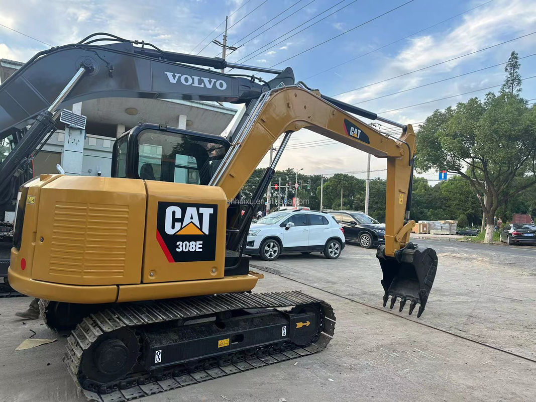Secondhand Japanese excavator used cat 308e with EPA engine  construction machinery used cat 308e  for  sale