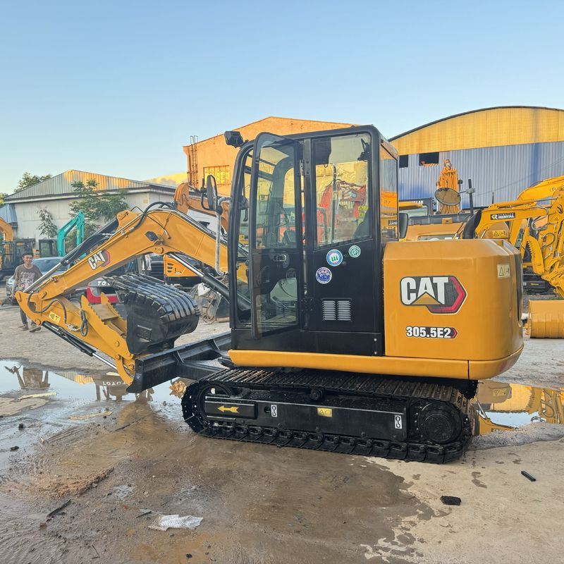 Compliant with EU emission standards used excavators digger CAT 305.5E2 have EPA and CE certificates best quality best price