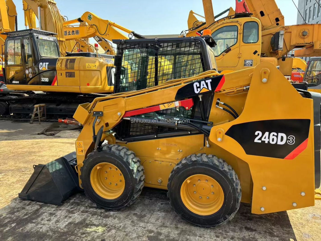 Caterpillar 246D Skid Steer Used Cat 246C Skid Steer Loader Second Hand Cat Loader machine