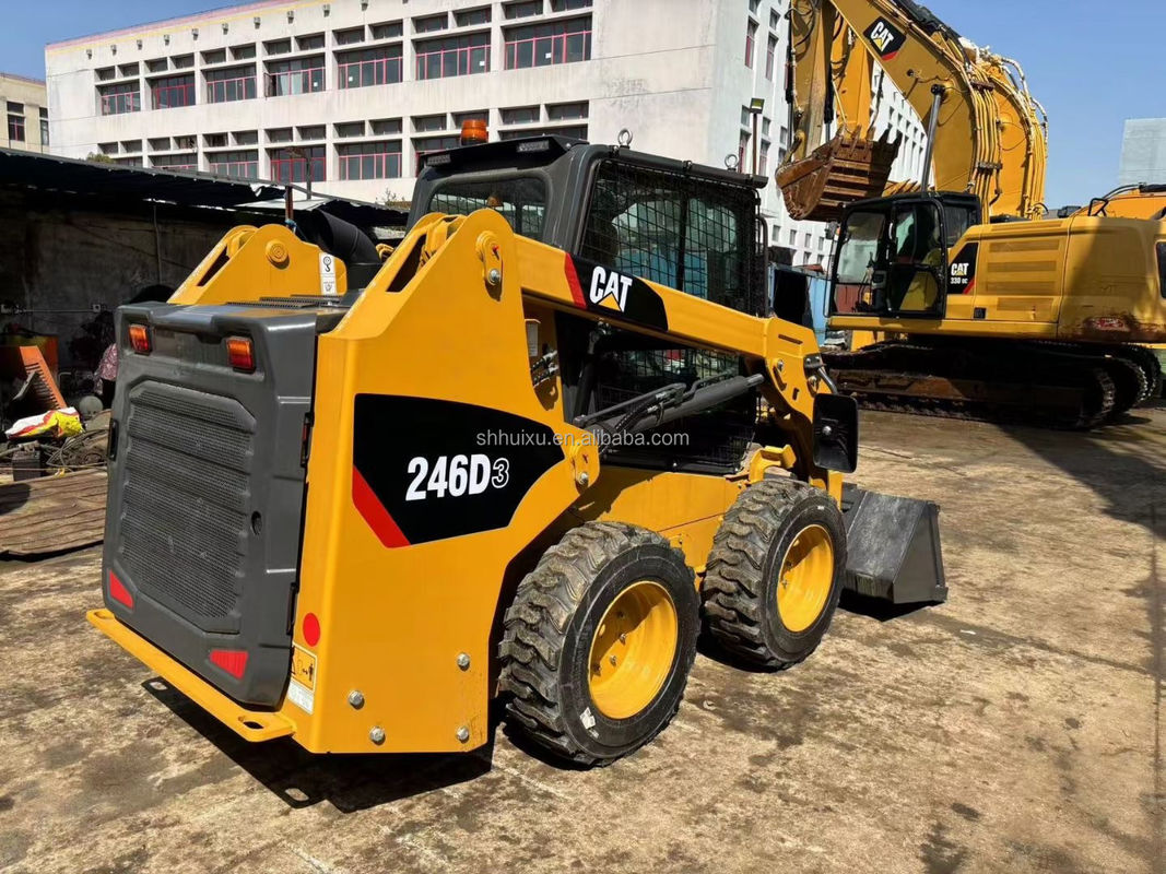 Caterpillar 246D Skid Steer Used Cat 246C Skid Steer Loader Second Hand Cat Loader machine