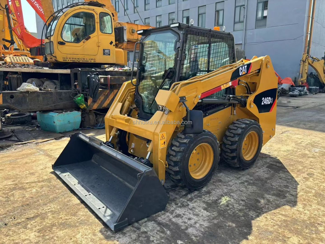 Caterpillar 246D Skid Steer Used Cat 246C Skid Steer Loader Second Hand Cat Loader machine
