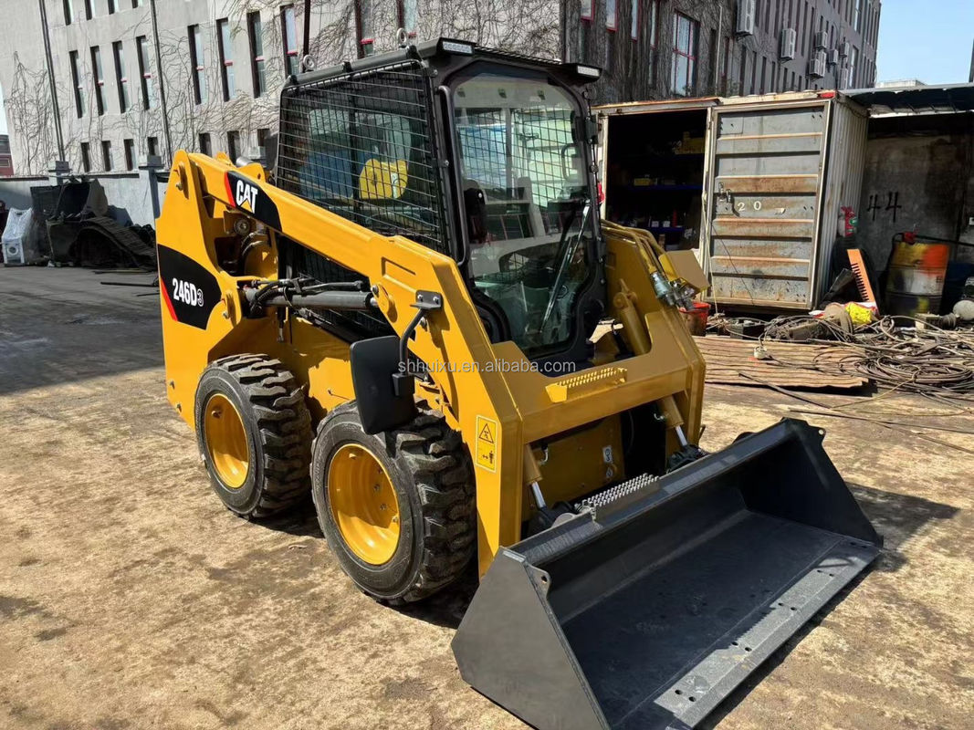 Caterpillar 246D Skid Steer Used Cat 246C Skid Steer Loader Second Hand Cat Loader machine