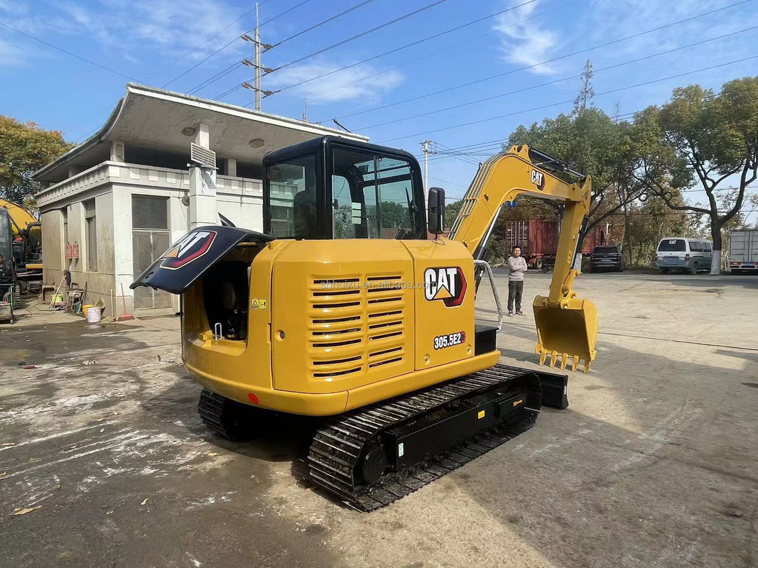 USED EXCAVATOR CAT305.5E IN STOCK CREWLER EXCAVATOR SECODN HAND HIGH DIGGING POWER CAT305.5E EXCAVATOR FOR SALE
