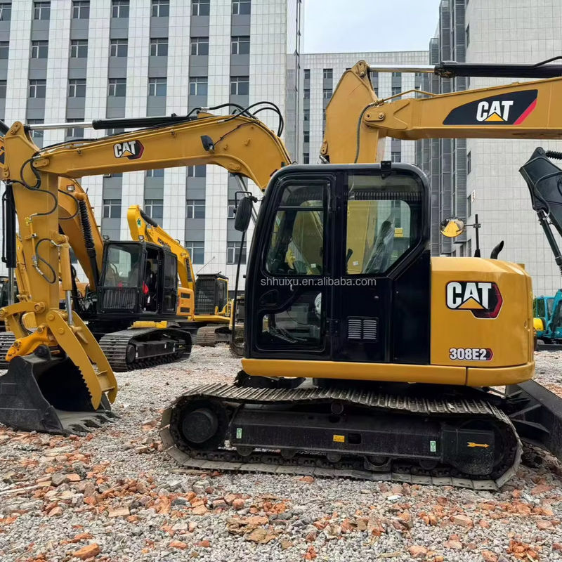 yellow color high engine power used cat308e excavator used cat second hand cat308e