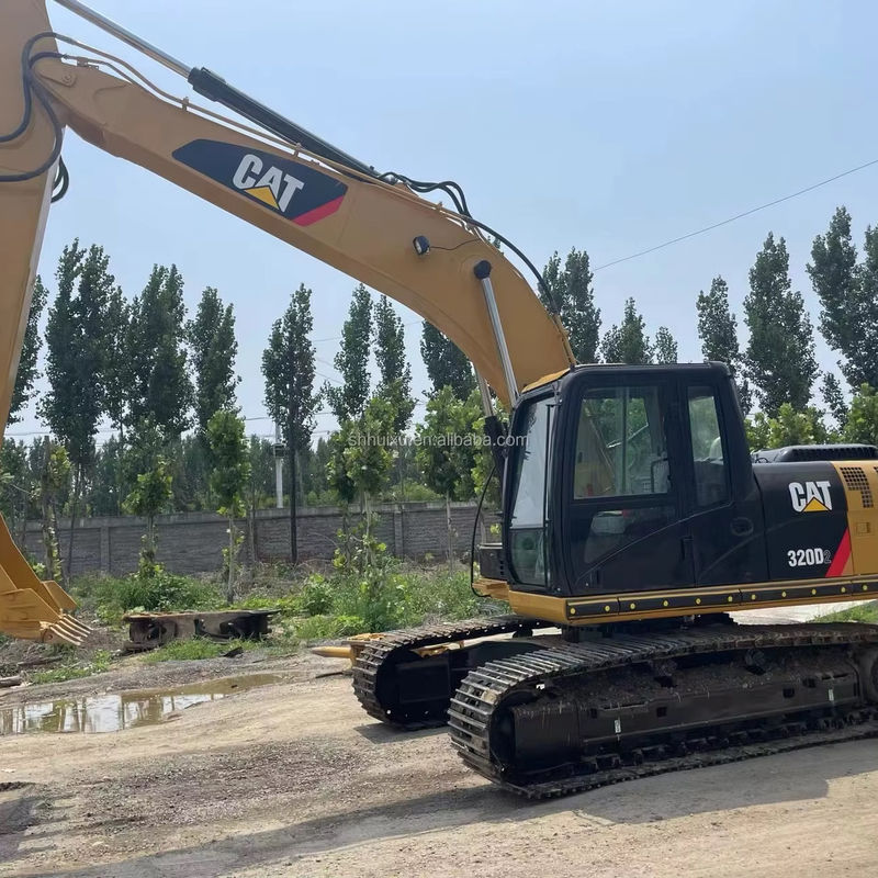 original paint used excavator cat 320d in china Shanghai second hand cat 320d for sale