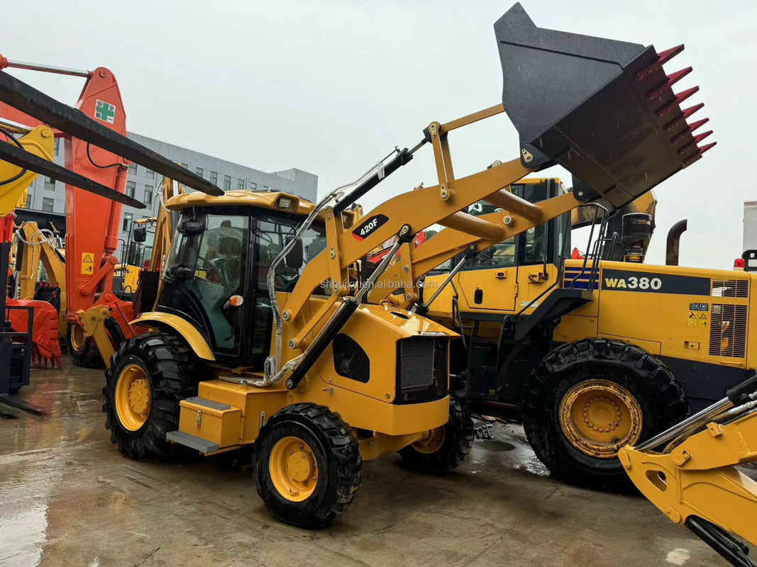 used construction machinery cat 420f/ original paint cheap price cat 420f for sale
