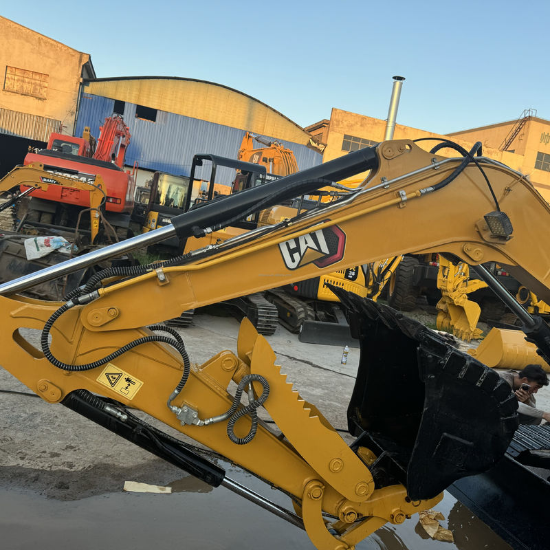 Original 5.5 ton used hydraulic Cat 305.5E small  excavators trade machine construction machinery crawler digger for sale