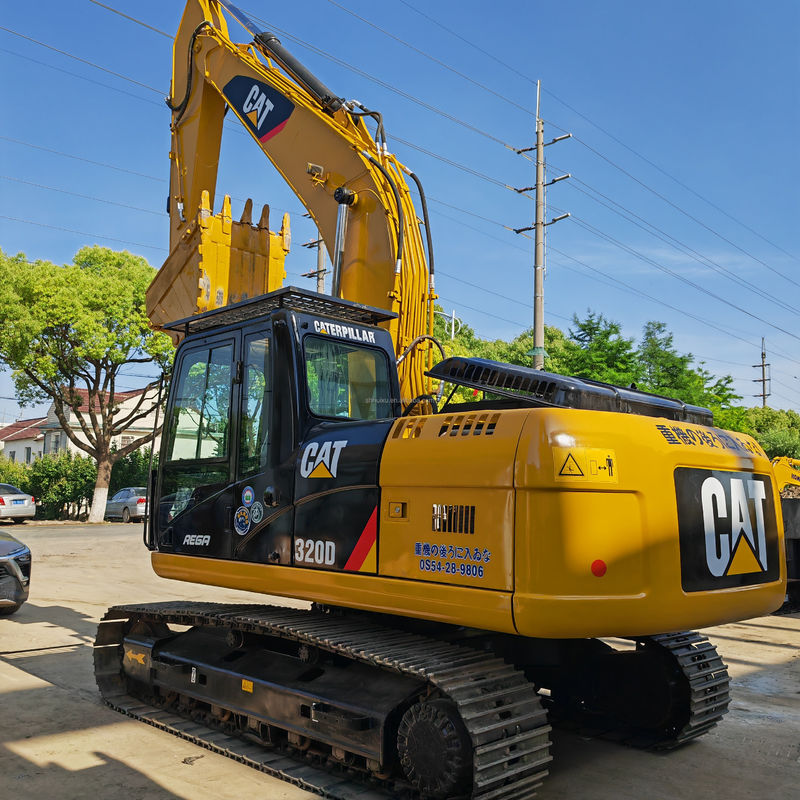 20ton used excavator cat320d/second hand high quality crawler excavator cat320d with low working hours for sale