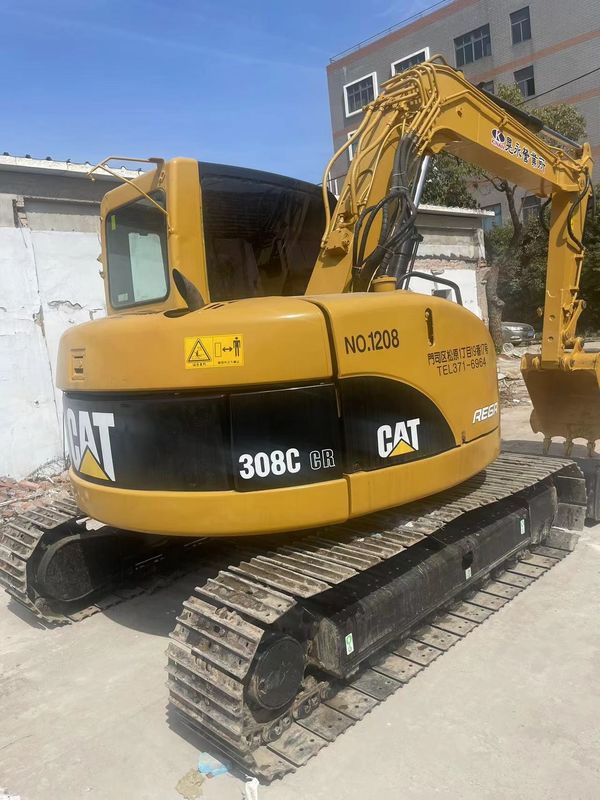 8 TON USED CRAWLER EXCAVATOR CAT 308C SECOND HAND CAT 308C WITH ORIGINAL COLOR CHEAP PRICE CAT 308C FOR SALE