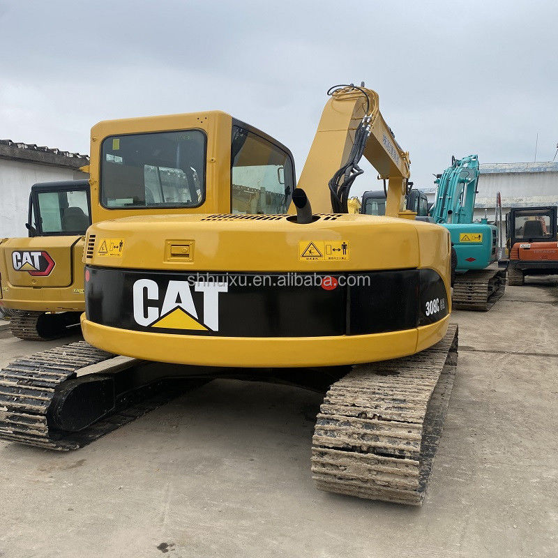 8 TON USED CRAWLER EXCAVATOR CAT 308C SECOND HAND CAT 308C WITH ORIGINAL COLOR CHEAP PRICE CAT 308C FOR SALE