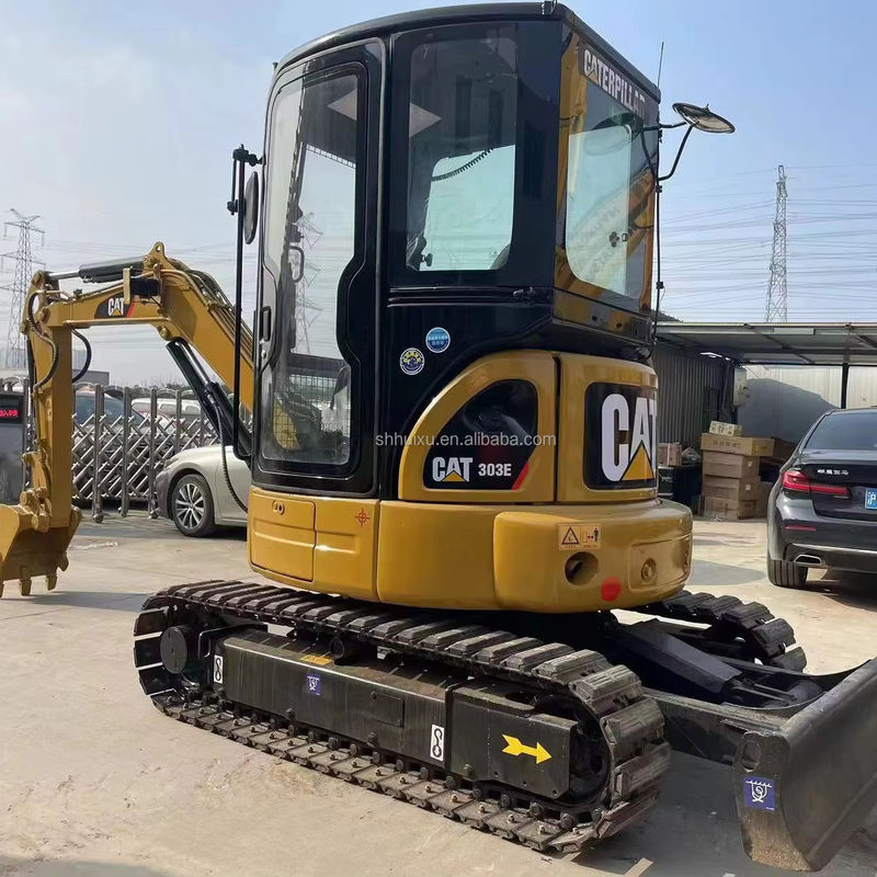 Used Cat 303E Second Hand Mini Cat 303 With High Performance 0.38m3 Bucket Capacity