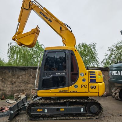 medium digger machine with Japanese engine used komatsu pc60-7/secodn hand excavator komatsu pc60-7 on sale