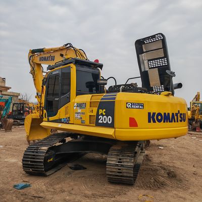 USED EXCAVATOR IN STOCK KOMATSU PC200-8/ORIGINAL PAINT SECOND HAND KOMATSU PC200-8 ON SALE WITH CHEAP PRICE