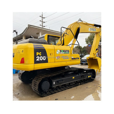 20 Ton Used Komatsu Pc200 Used Construction Machinery 1.2m3 Bucket